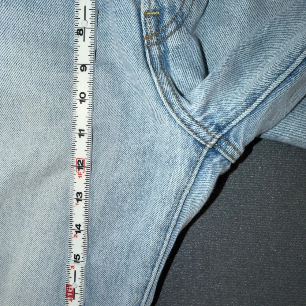 Levis Premium Ribcage Straight Ankle Jeans Light Wash 26x27 72693-0055
